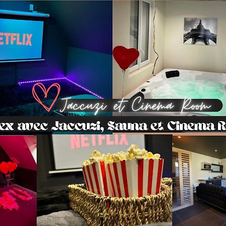 Magnifique Duplex Avec Jaccuzi, Sauna Et Cinema Room Privatif Fontenoy  Exterior foto